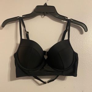 Black Cupped Swim Suit Top